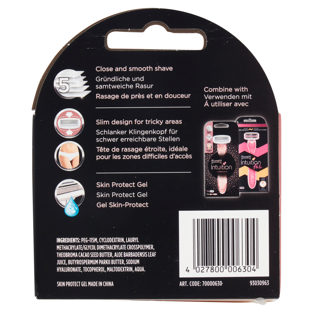 Wilkinson Sword Intuition Complete 3 Ricariche, , large