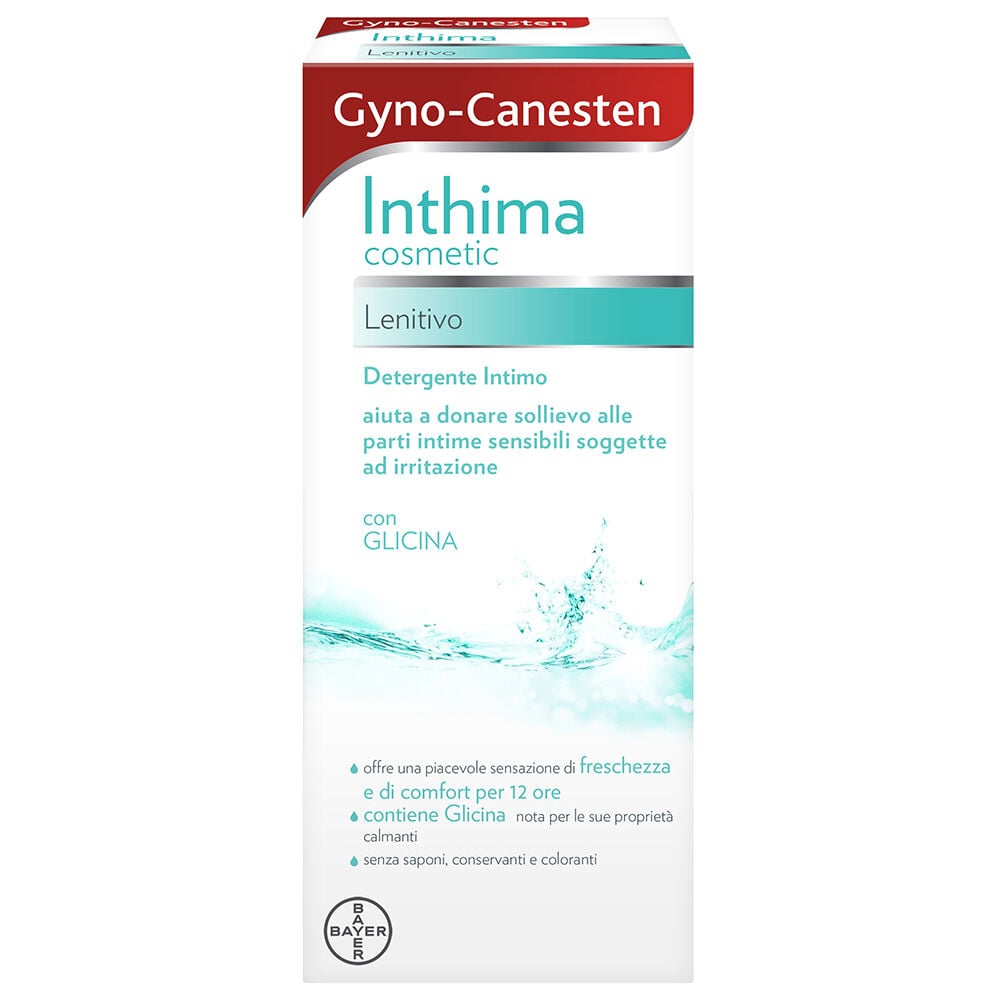 Gyno-Canesten Inthima Detergente Intimo Lenitivo con Glicina Flacone 200ml, , large