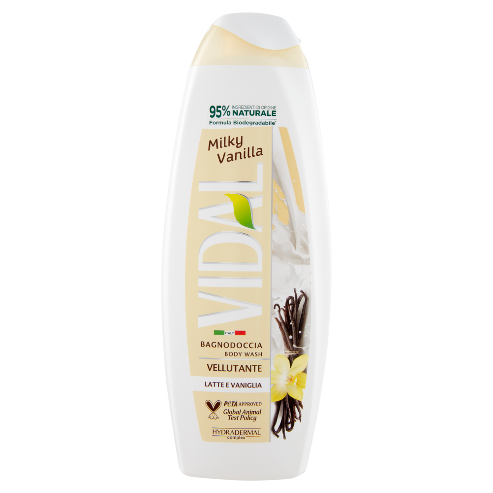 VIDAL Milky Vanilla - Bagnodoccia Vellutante 500 ml - Immagine 6