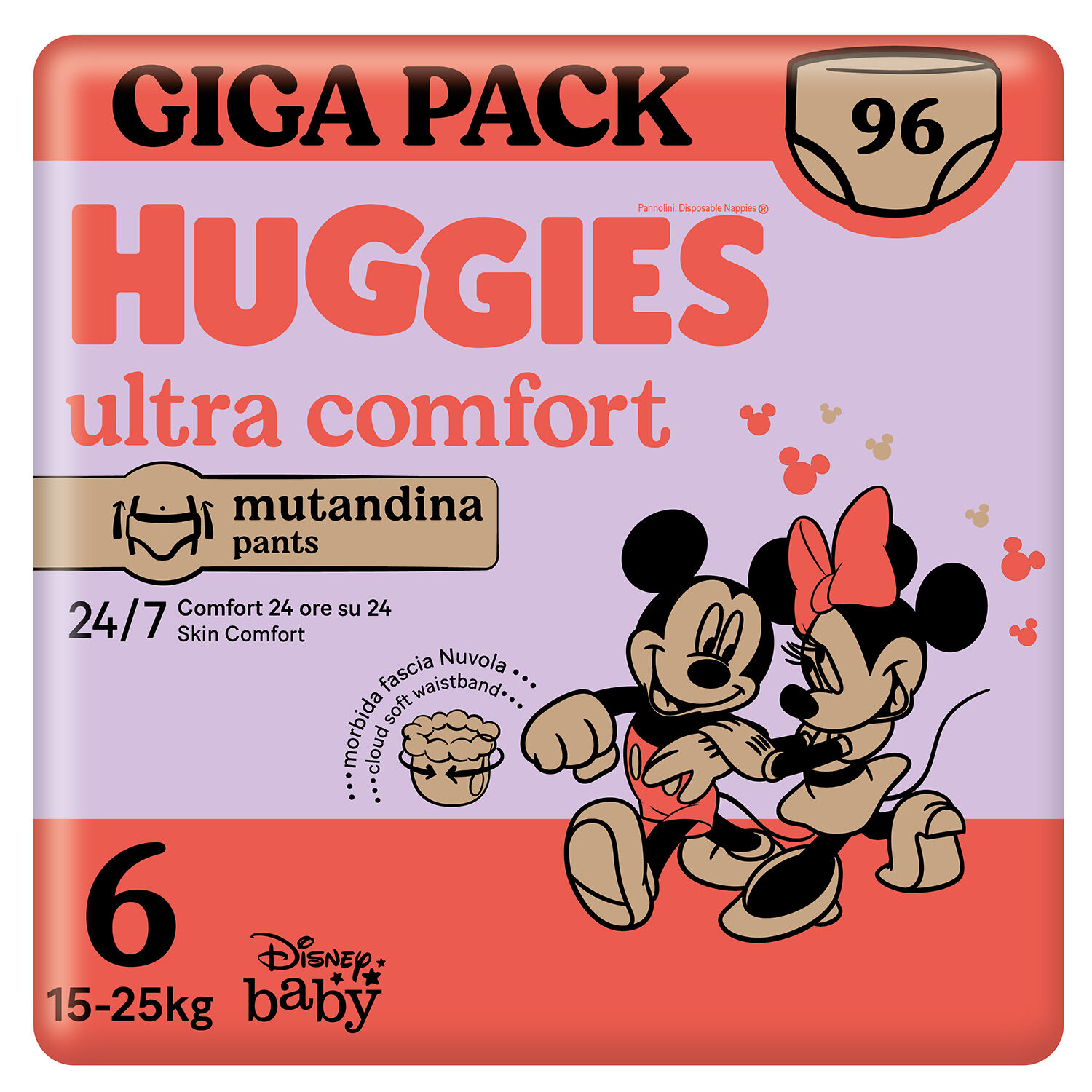 Huggies Pannolini Mutandina Ultra Comfort Taglia 6 96 Pezzi - -
