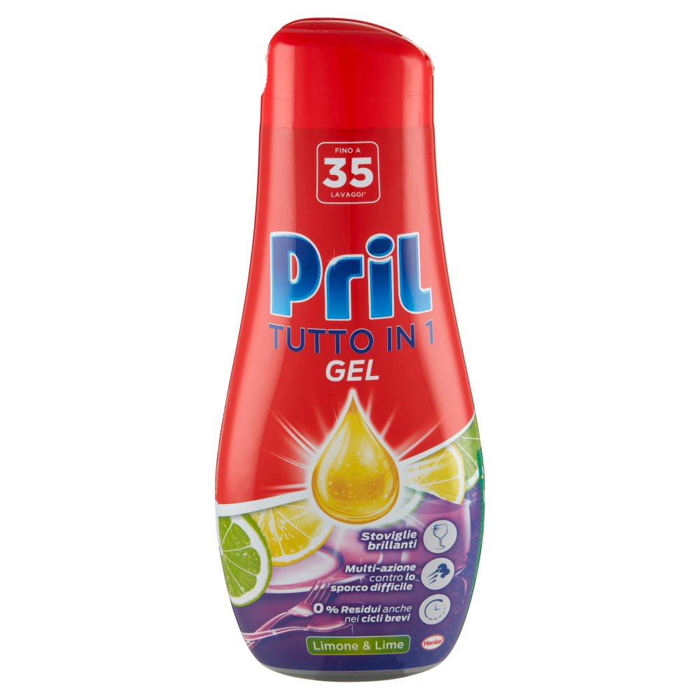 Pril Tutto in 1 Gel Limone 35 Lavaggi, , large