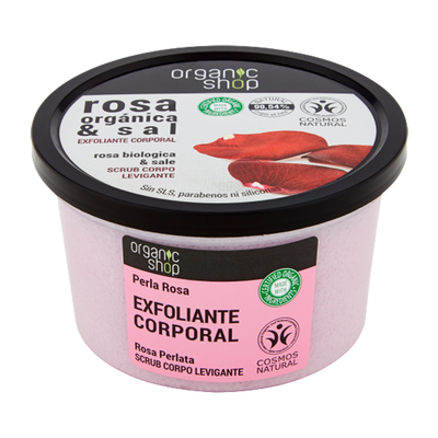 Organic Shop Rosa Biologica e Sale  Scrub  250 ml