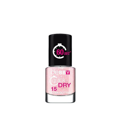 Debby Smalto Quick Dry 015 Glitter Pink