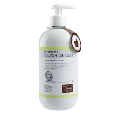 Fiocchi di Riso Detergente Corpo e Capelli Talco 400 ml