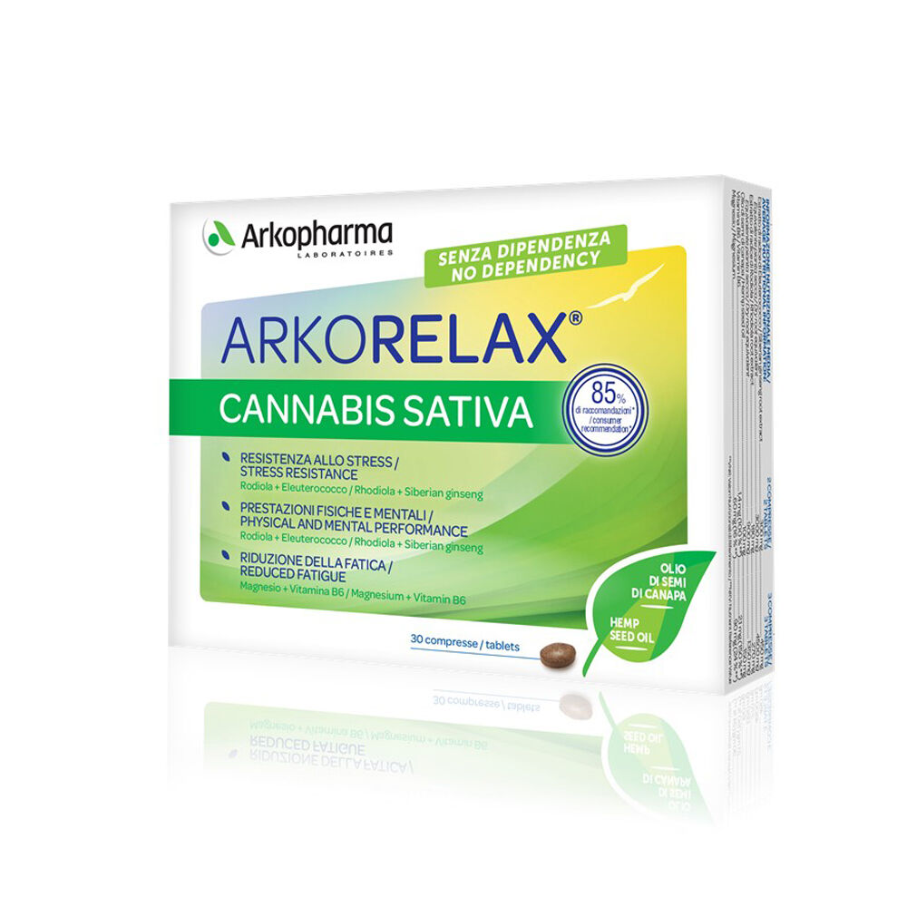 Arkorelax Cannabis Sativa 30 Compresse, , large