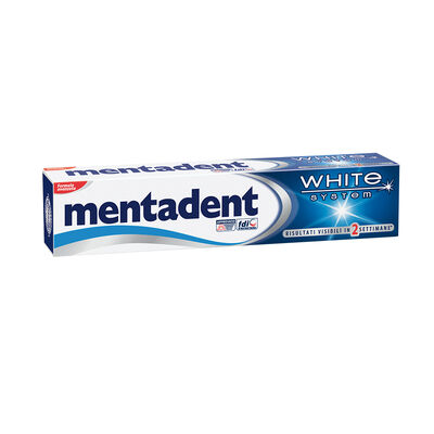 Mentadent Dentifricio White System 75 ml