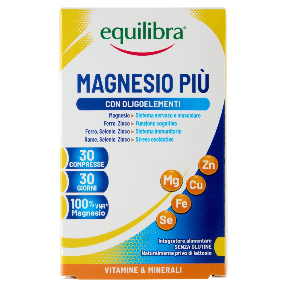 Equilibra Magnesio con Vitamine del Gruppo B 30 Compresse, , large
