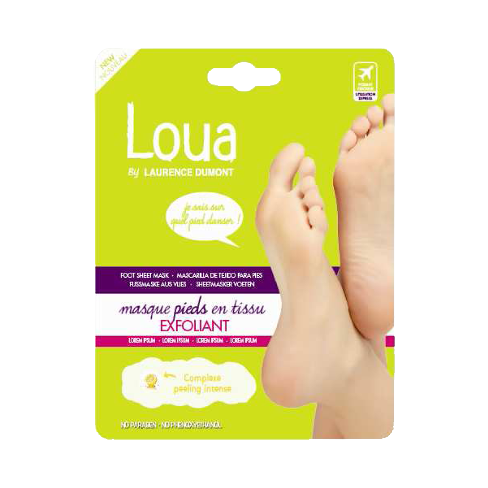 Loua Esfoliante Maschera Piedi - -
