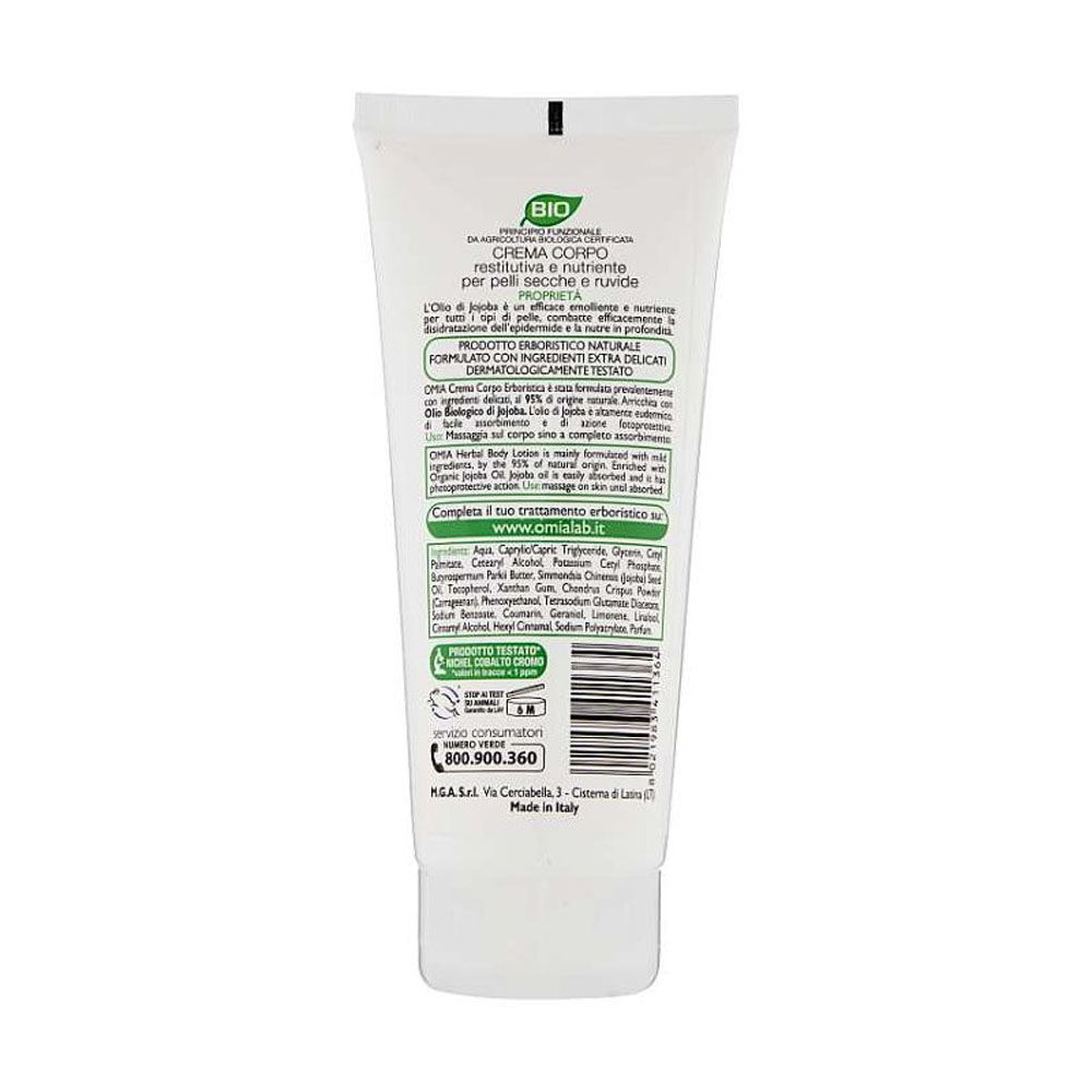 Omia Ecobiologico Olio di Jojoba Crema Corpo 200ml, , large