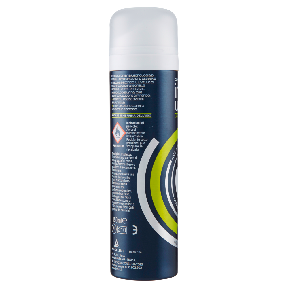 Infasil Uomo Derma48H Deodorante Spray Dry 150 ml, , large