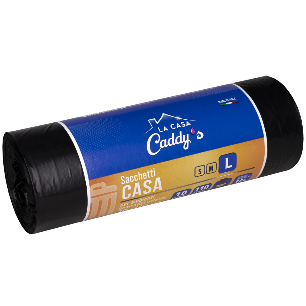 Caddy's Sacchetti L Nero 70x110 10 Pezzi, , large