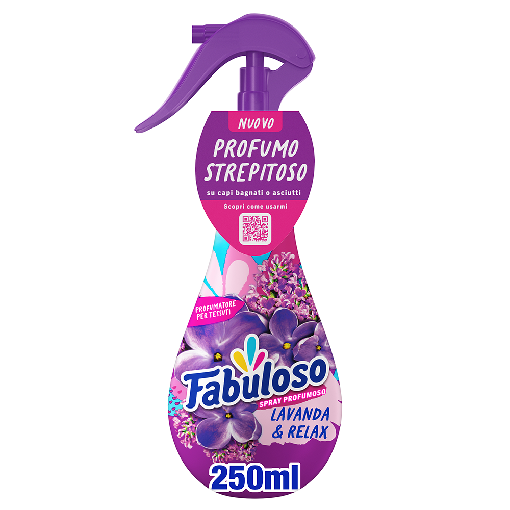 Fabuloso Spray Profumatore per Tessuti Lavanda e Relax 250 ml, , large