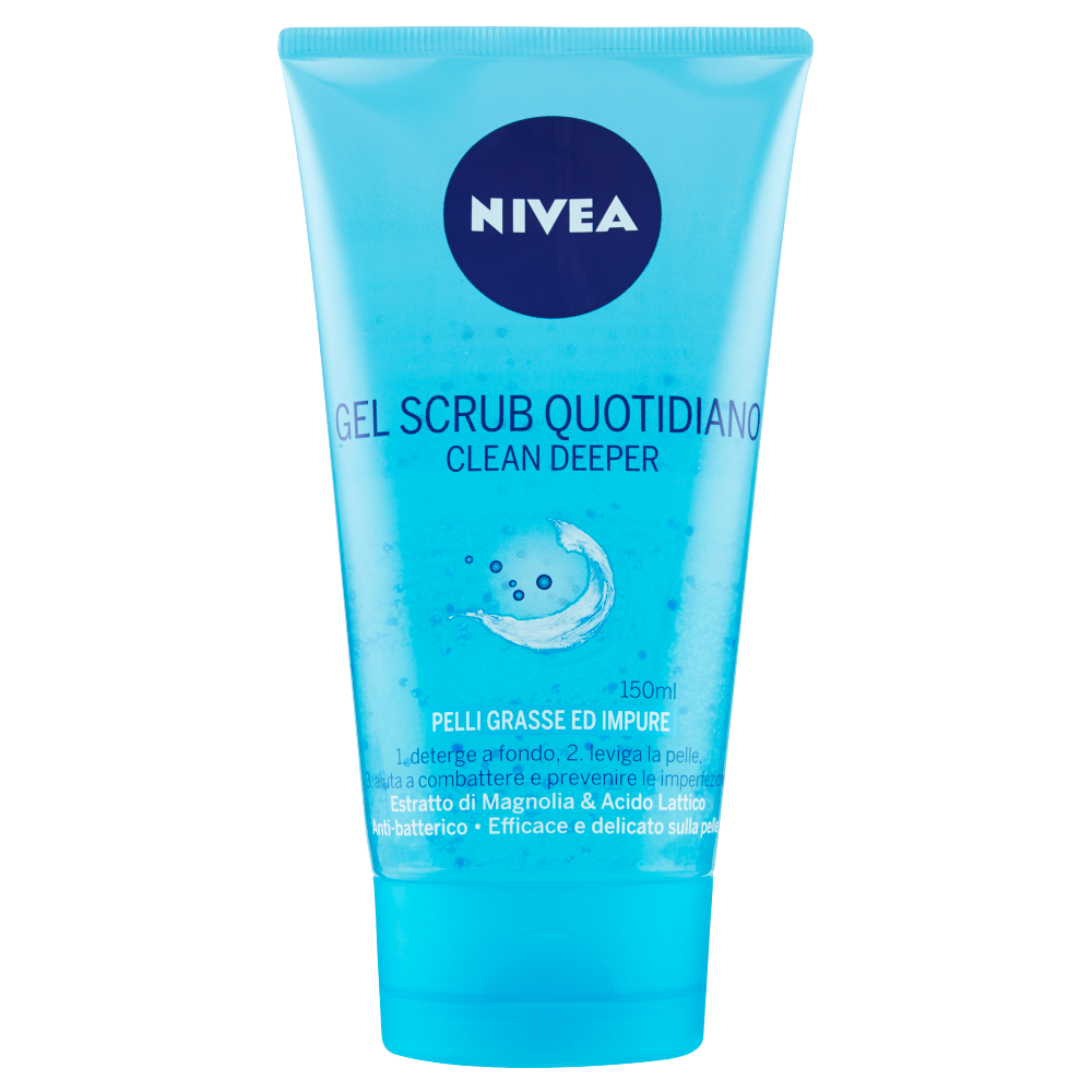 Nivea Gel Scrub Quotidiano Clean Deeper 150 ml - -