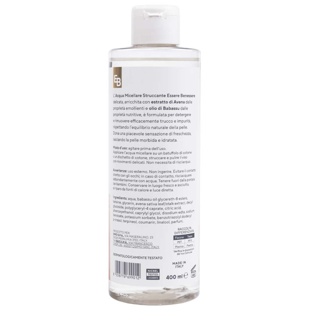 Essere Benessere Acqua Micellare 400 ml, , large