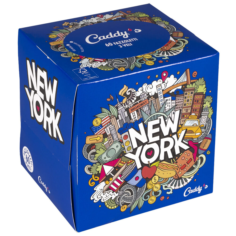 Caddy's Box Fazzoletti 60 Pezzi, , large