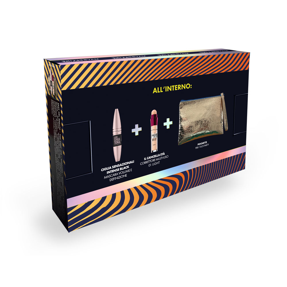 Maybelline Correttore Cancella Et&agrave; 01 + Ciglia Sensazionali Intense Black, , large