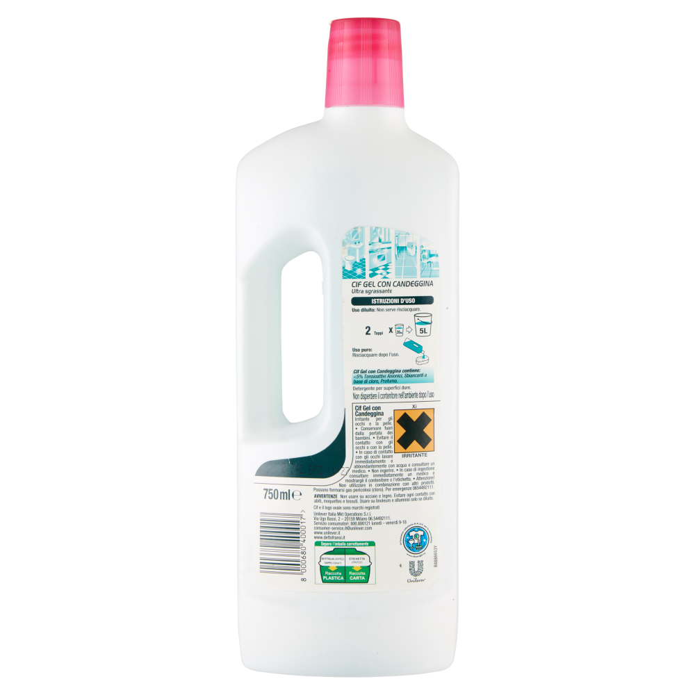 Cif Gel con Candeggina 750 ml, , large