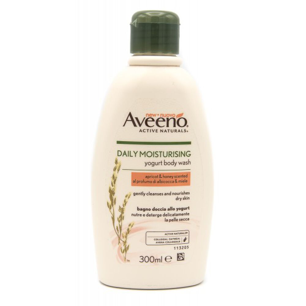 Aveeno Yogurt Albicocca e Miele Doccia 300 ml, , large
