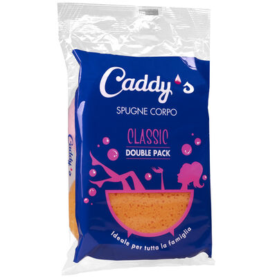 Caddy's Spugna Corpo Classic Double Pack X2