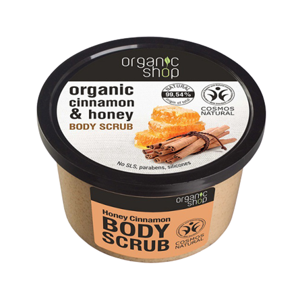 Organic Shop Body Scrub Miele e Cannella 250 ml - -