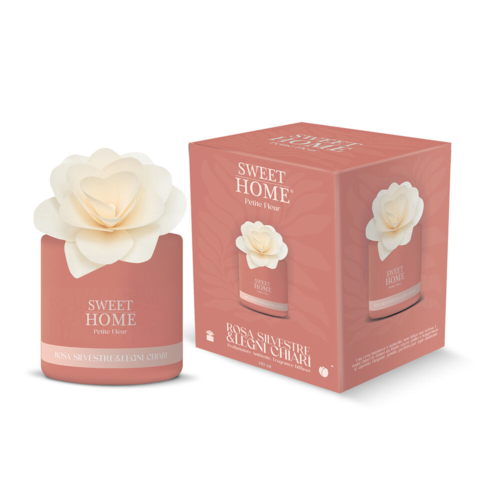 Sweet Home Petit Fleur Rosa Silvestre e Legni Chiari 140 ml, , large