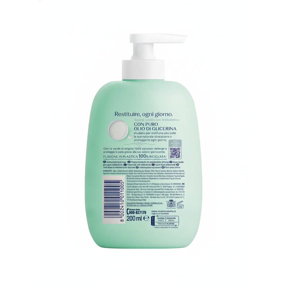 Neutro Roberts Antibatterico al Te Verde Sapone Liquido 200 ml, , large