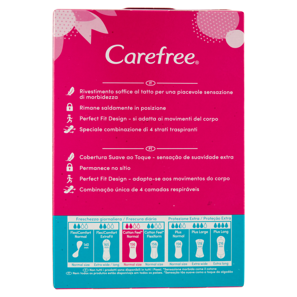 Carefree Cotton Feel Normal Senza Profumo 44 Salvaslip, , large