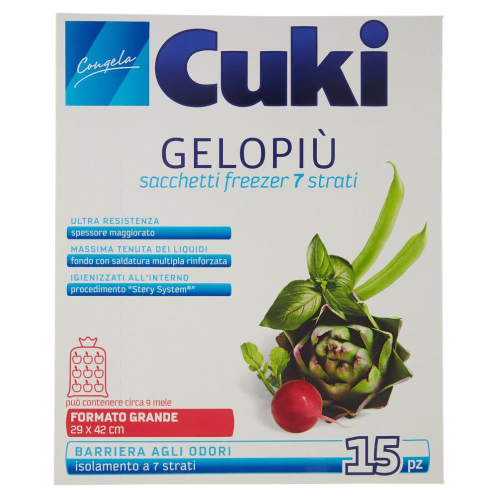 Cuki Gelopiù 29x42 cm 15 Sacchetti, , large