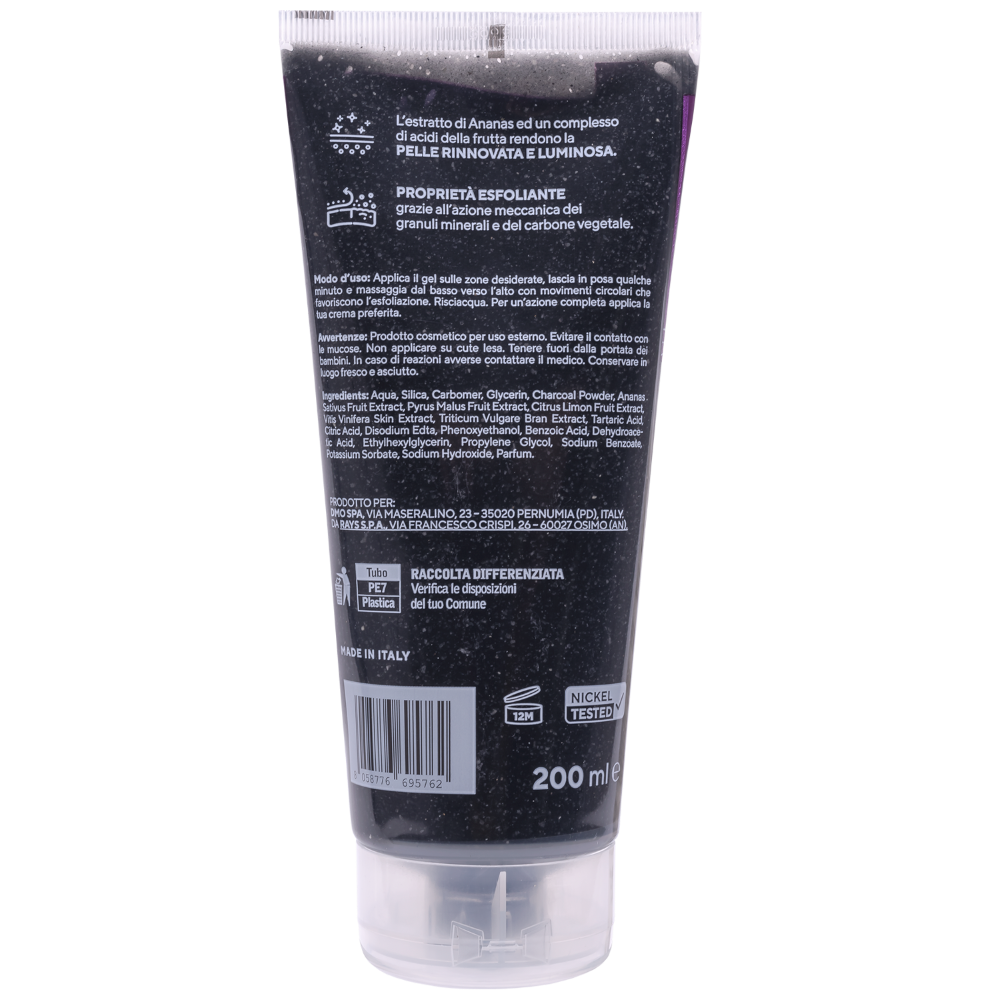Essere Benessere Scrub Gel Carbone 200ml, , large
