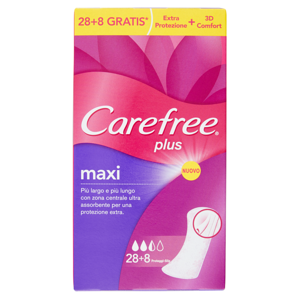 Carefree Plus Maxi 36 Salvaslip,  Carefree Plus Maxi 36 Salvaslip, , large