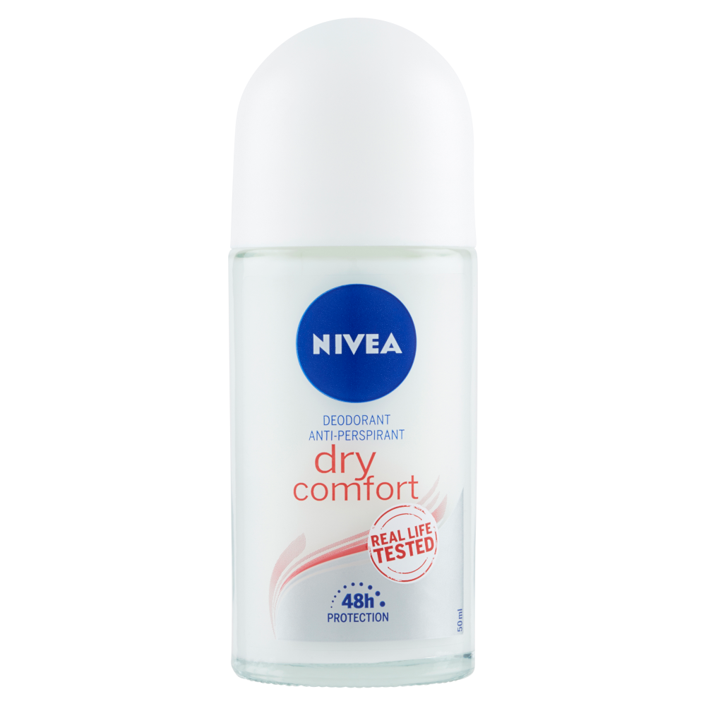 Nivea Dry Comfort Plus Deodorante Roll-On 50 ml, , large