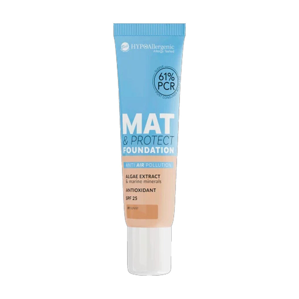 Bell Hypoallergenic Mat & Protect Foundation Spf 25 Sunny - -