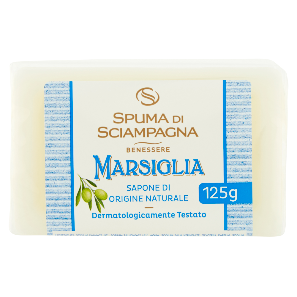 Spuma di Sciampagna Sapone Marsiglia 125g - -