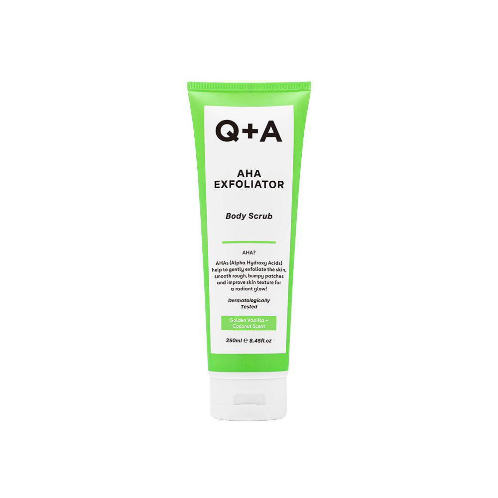 Q+A AHA Exfoliator Body Scrub 250 ml, , large