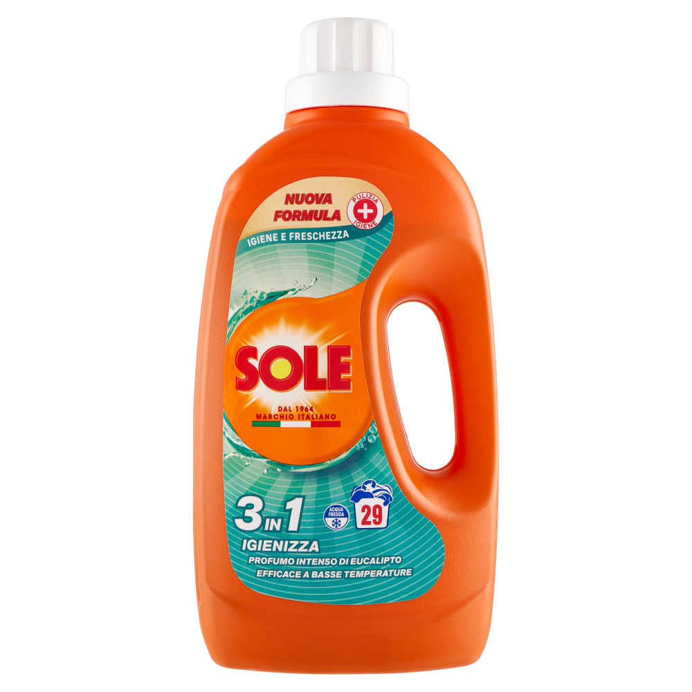 Sole Detersivo Lavatrice Igiene e Freschezza 29 Lavaggi, , large