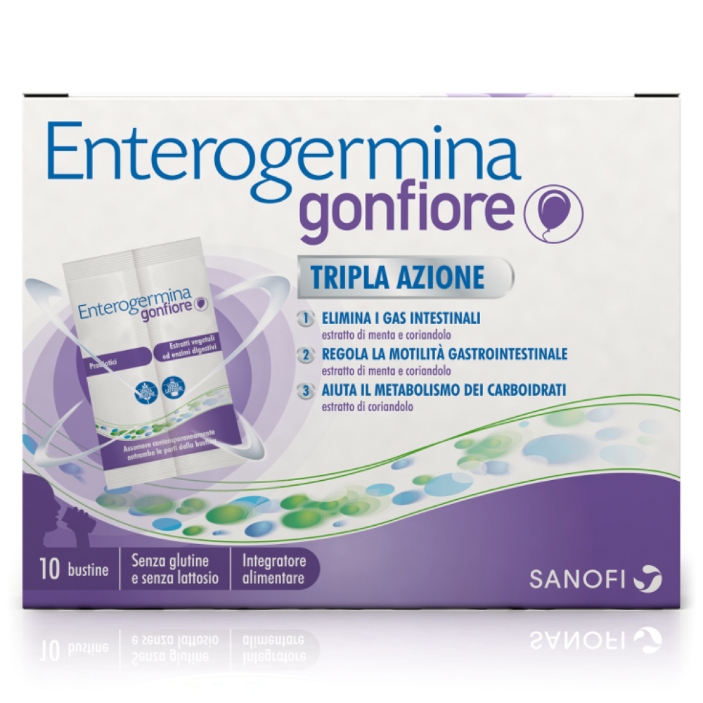 Enterogermina Gonfiore 10 Bustine, , large