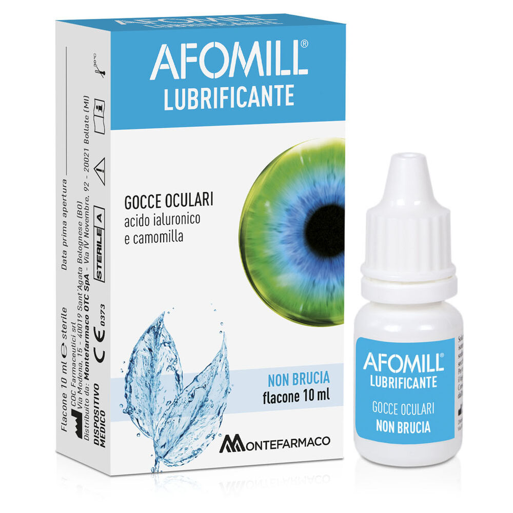 Afomill Lubrificante Gocce Oculari 10 ml, , large