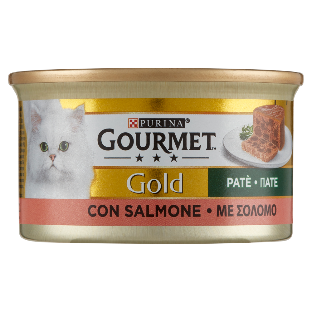Purina Gourmet Gold Patè con Salmone 85 g - -