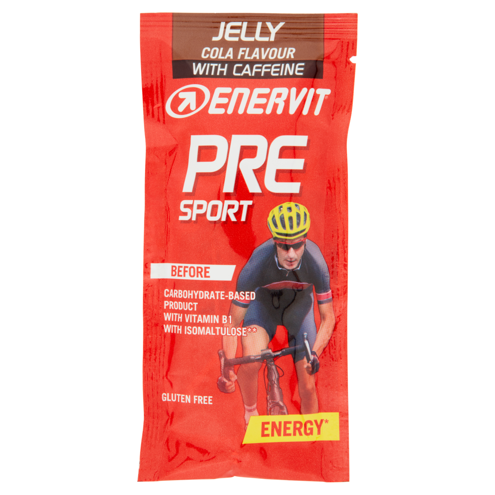 Enervit Pre Sport Jelly Cola Flavour with Caffeine 45 g - -