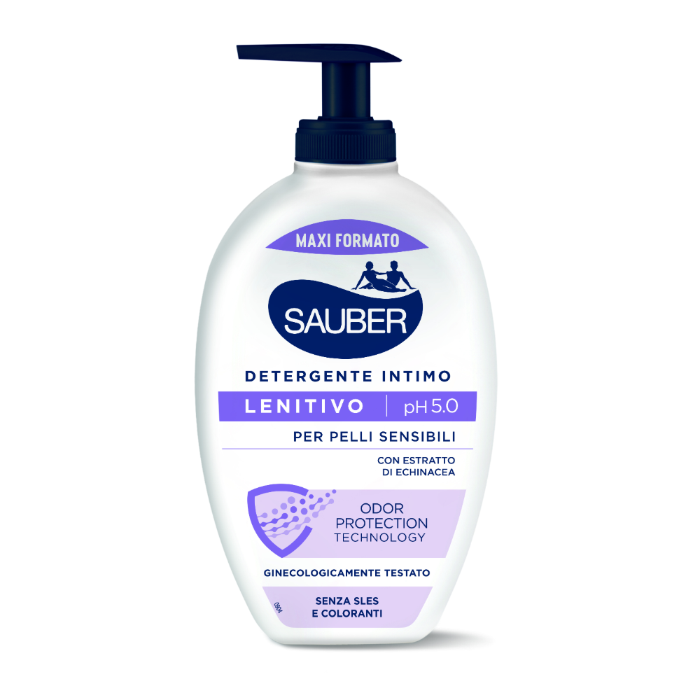 Sauber Detergente Intimo Lenitivo pH 5.0 per pelli sensibili 350 ml - Immagine 3