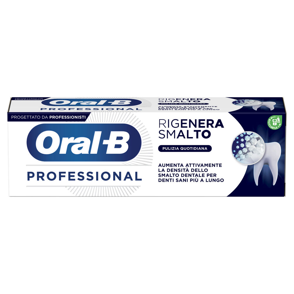 Oral-B Dentifricio Professional Rigenera Smalto Pulizia Quotidiana 75ml, , large