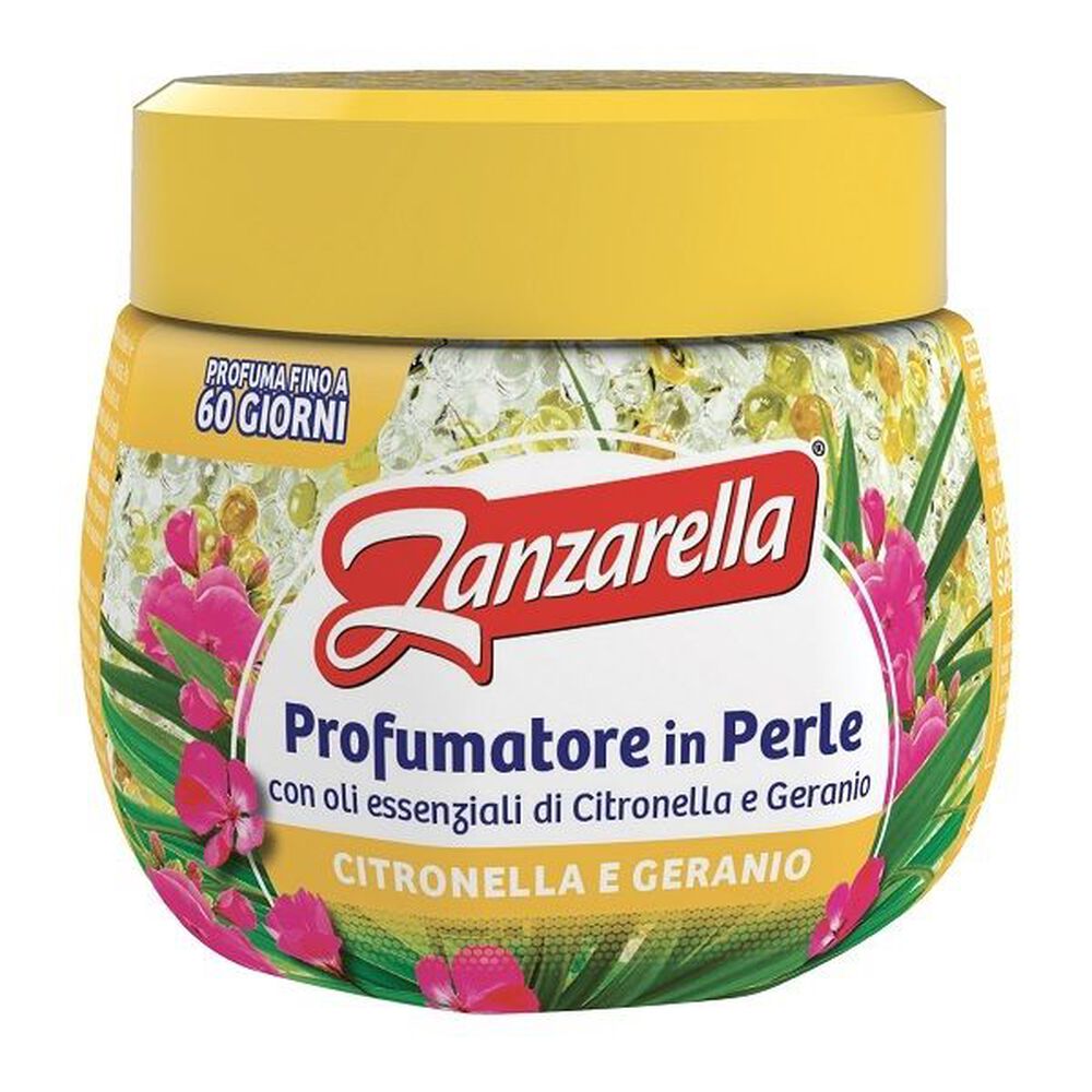 Zanzarella Diffusore in Perle Citronella e Geranio 170 g, , large