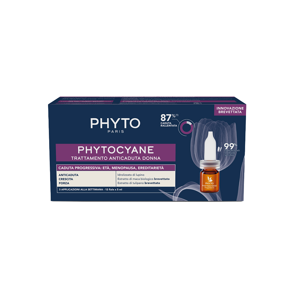 Phyto (Laboratoire Native It.) Donna Phytocyane Fiale Anticaduta - Per La Caduta Progressiva Dei Capelli - 12 Fiale - Immagine 5