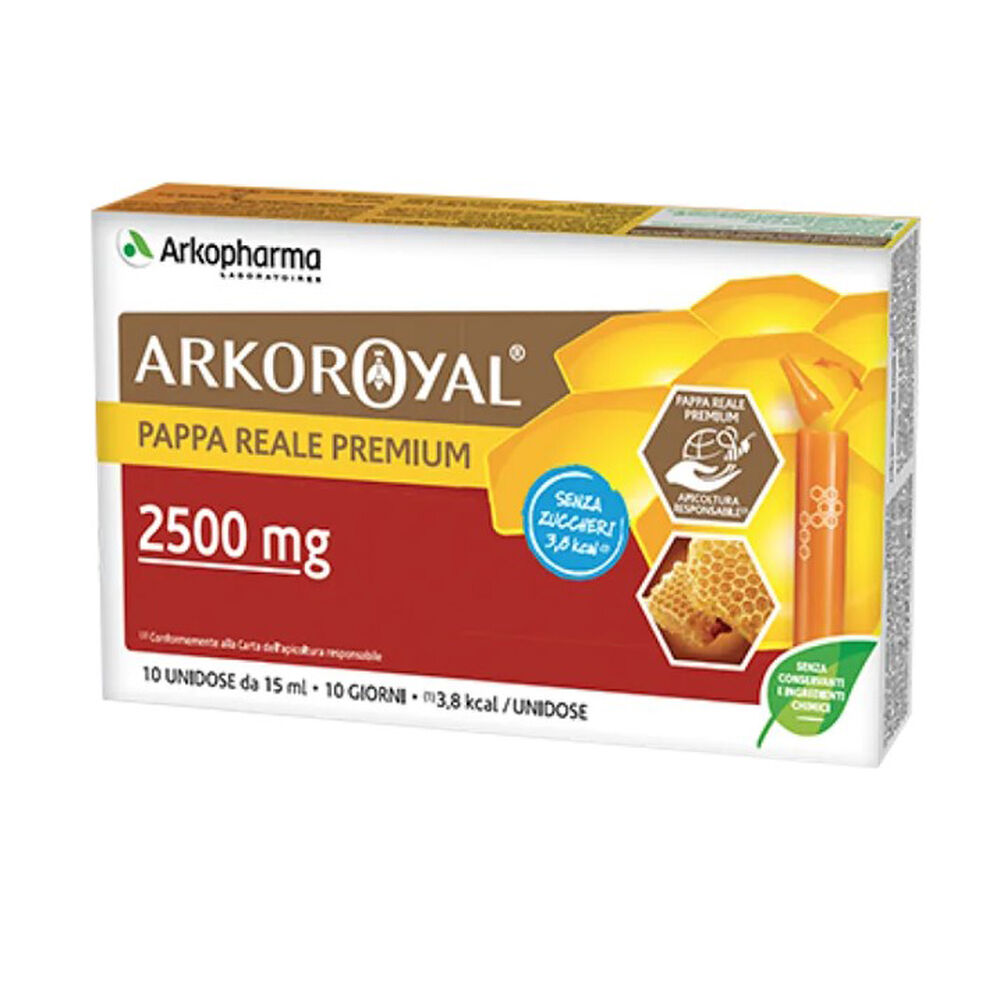 Arkoroyal Pappa Reale 2500 mg 10 Flaconcini, , large