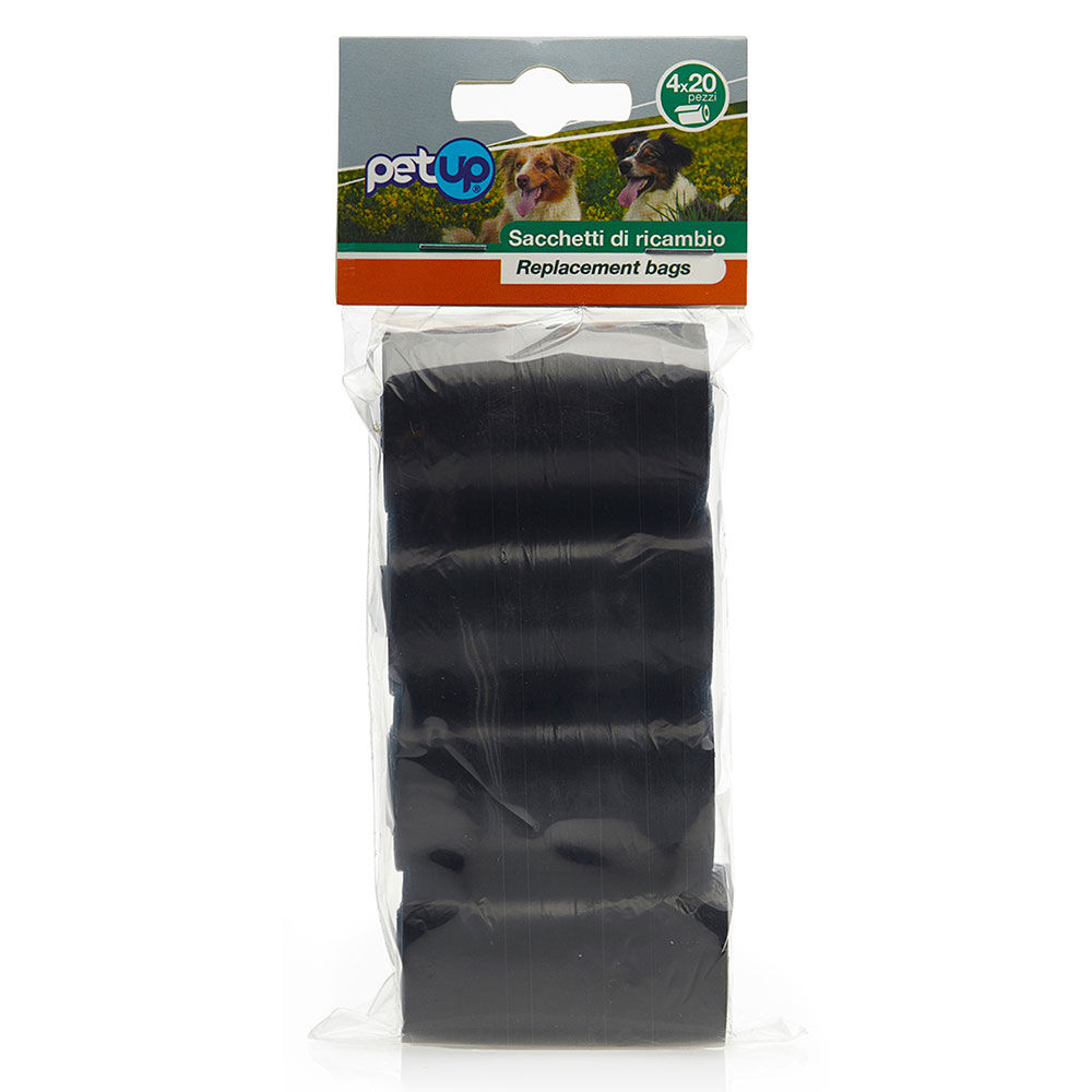 Petup Sacchetti di Ricambio 20 Pezzi 4 Rotoli - -