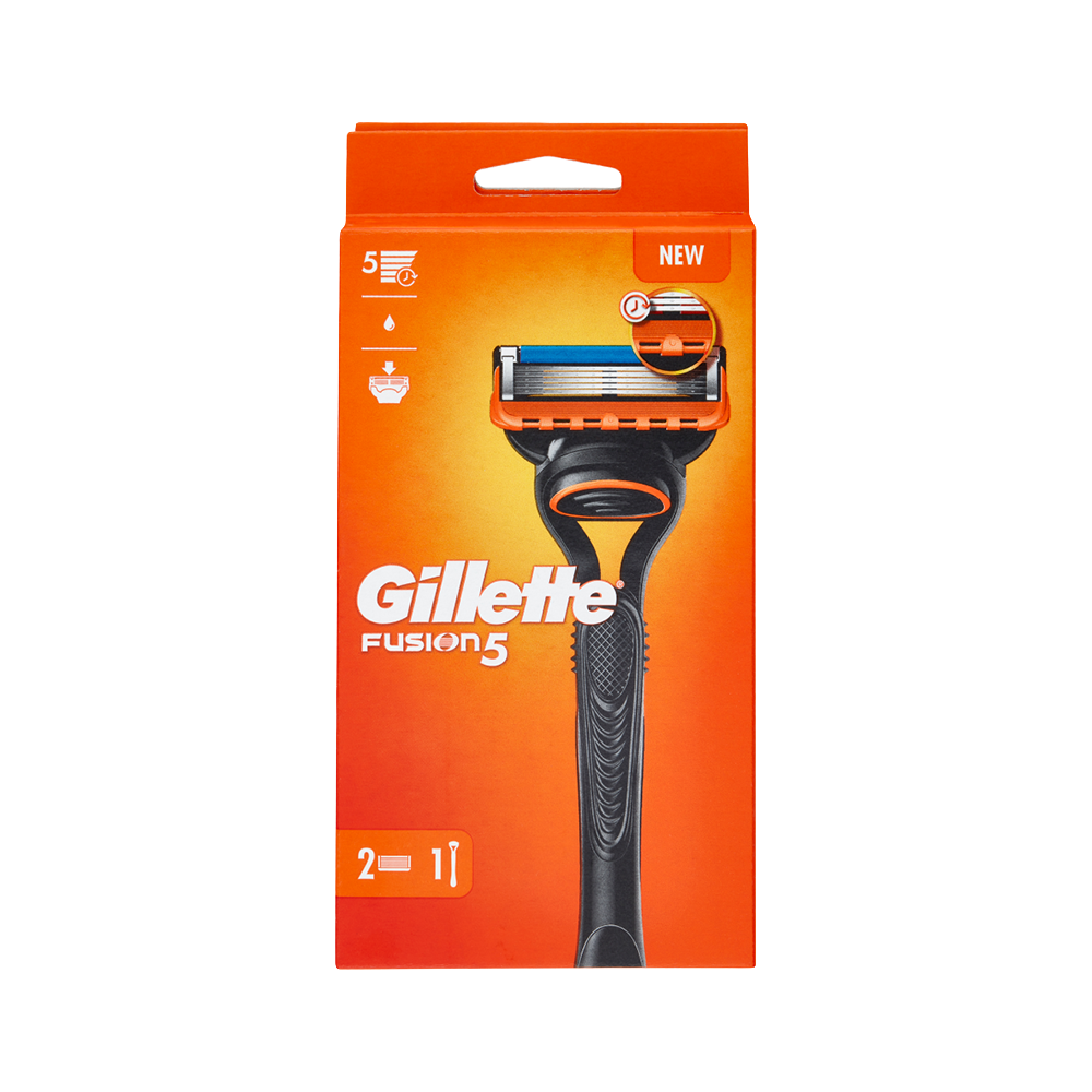 Gillette Fusion5 Rasoio Da Uomo + 2 Ricariche, , large