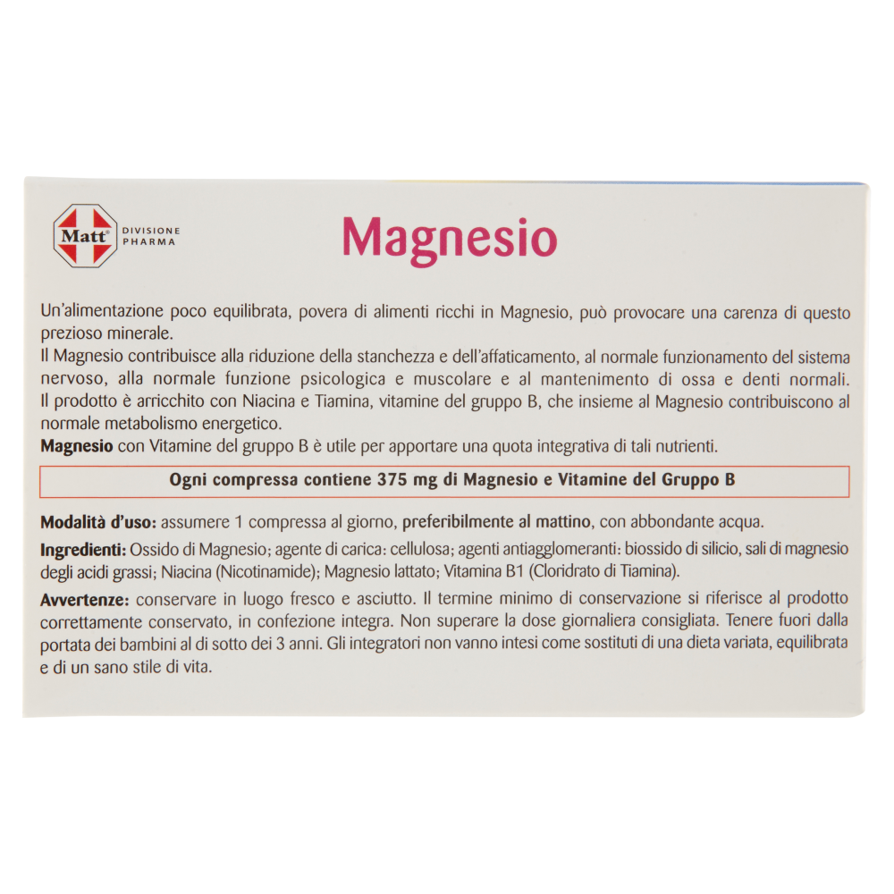 Matt Magnesio 30 Compresse 30 g, , large