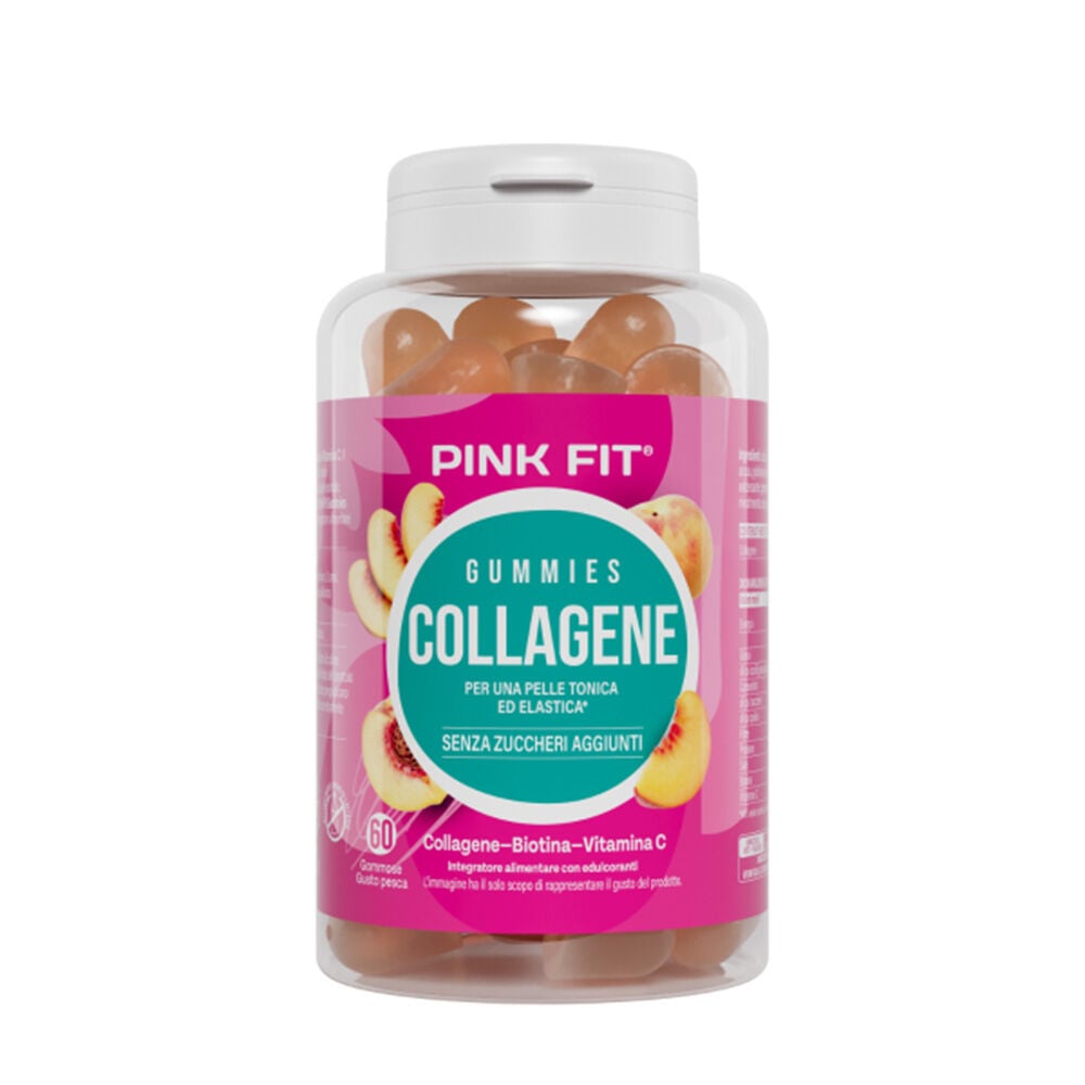 Proaction Pink Fit Collagene Verisol Biotina 60 Gommose - Immagine 3