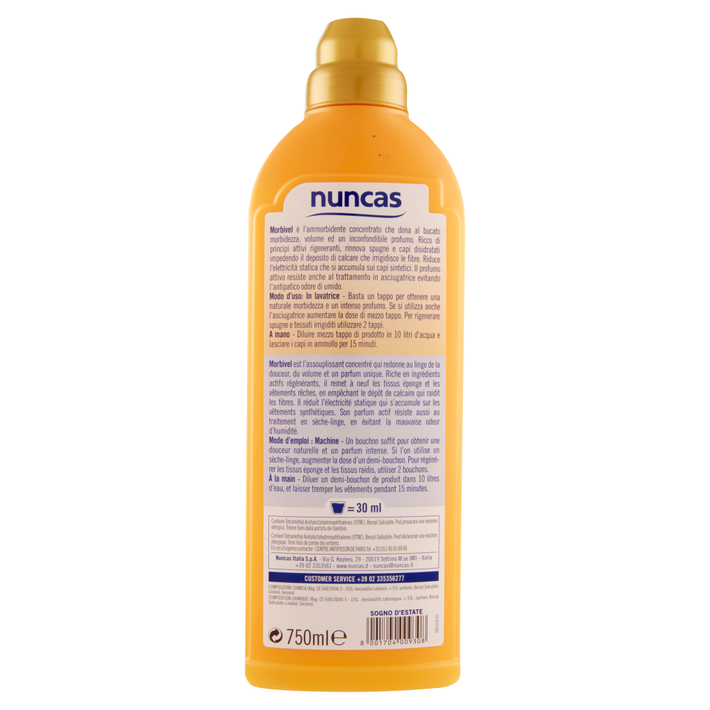 Nuncas Ammorbidente Concentrato Sogno d'Estate 750 ml, , large