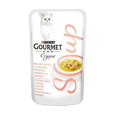 Gourmet Soup Delicato Brodo con Salmone Naturale e Verdure 40 g
